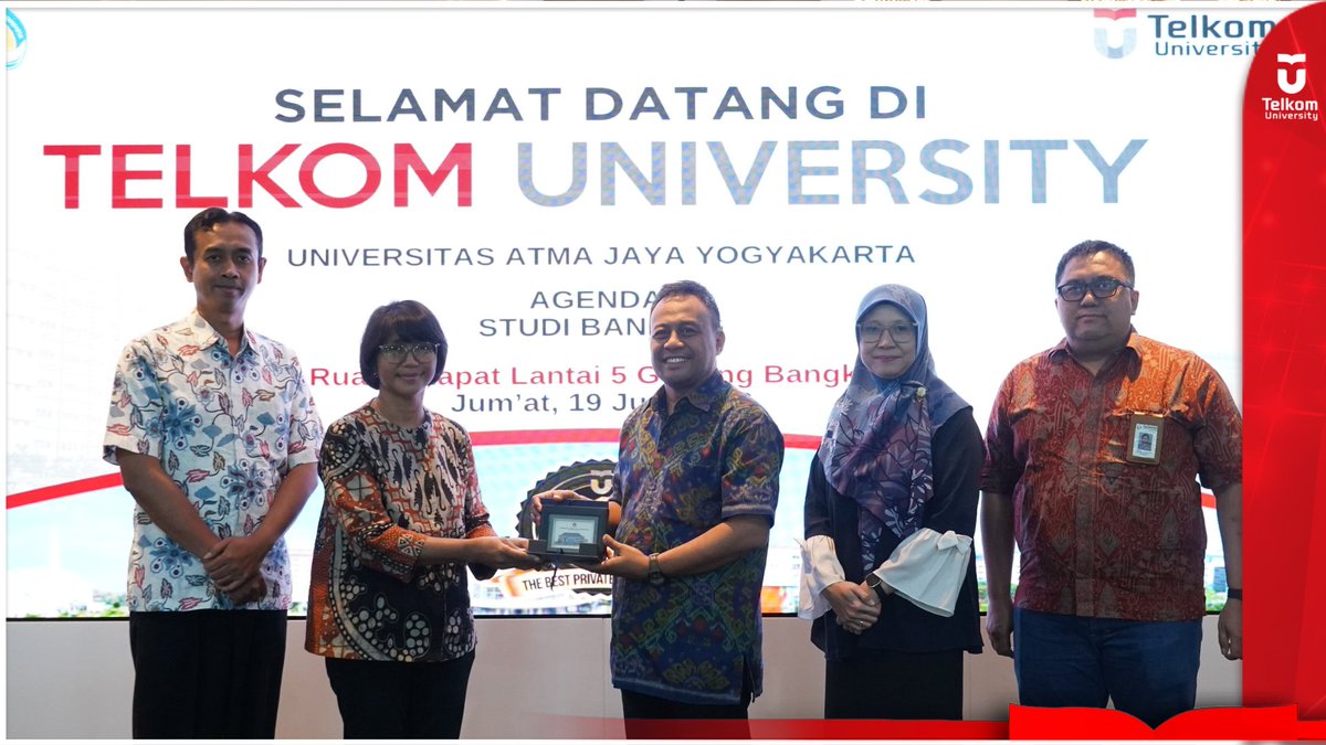 TelUniversity's tweet photo. Perkuat Kolaborasi Pendidikan, Atma Jaya Jogja Kunjungi Telkom University untuk Belajar Lebih Jauh
Selengkapnya: https://t.co/QVEjtgIg3X
#TelkomUniversity #KampusSwastaTerbaik #ContributeToTheWorld #KampusBerdampak https://t.co/CiqhEz7xva