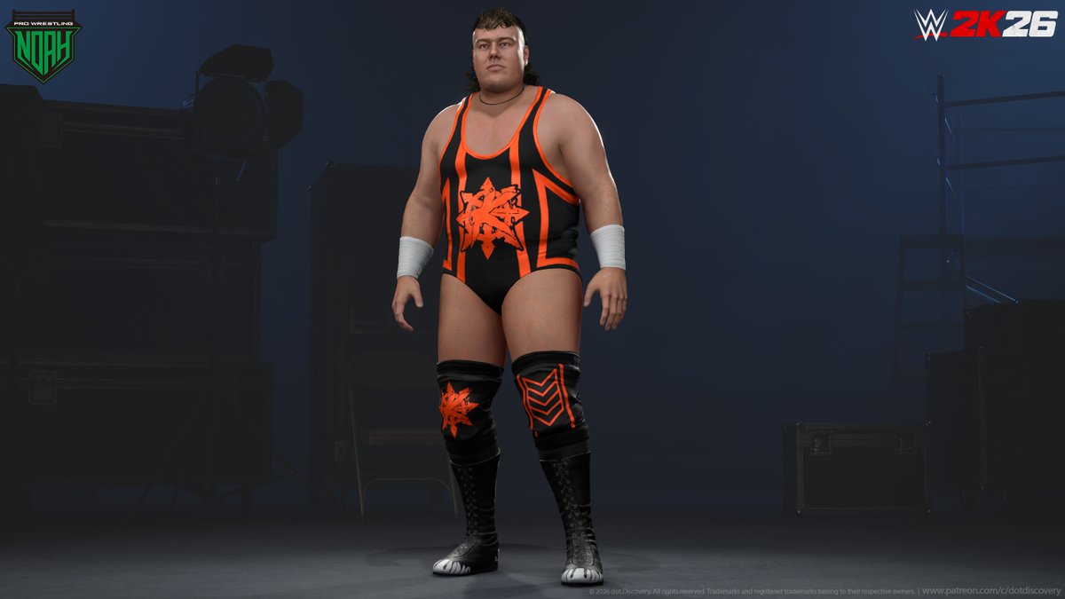 dotGrix's tweet photo. Will Kroos for #WWE2K26 now available. 🔻

👉 @dot_Discovery

[ #NOAH #WWE2K26 ]