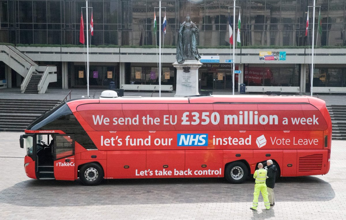 OperaSocialist's tweet photo. The reason why the UK is on its arse is not because of Keir Starmer. 
A big reason is that too many people believed some bollocks on a bus 10 years ago. https://t.co/IJfEfFPpeV