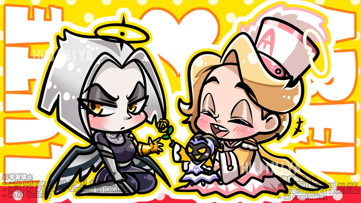 ? #HazbinHotelFanart #ハズビンホテルファンアート #Abel #Adam 