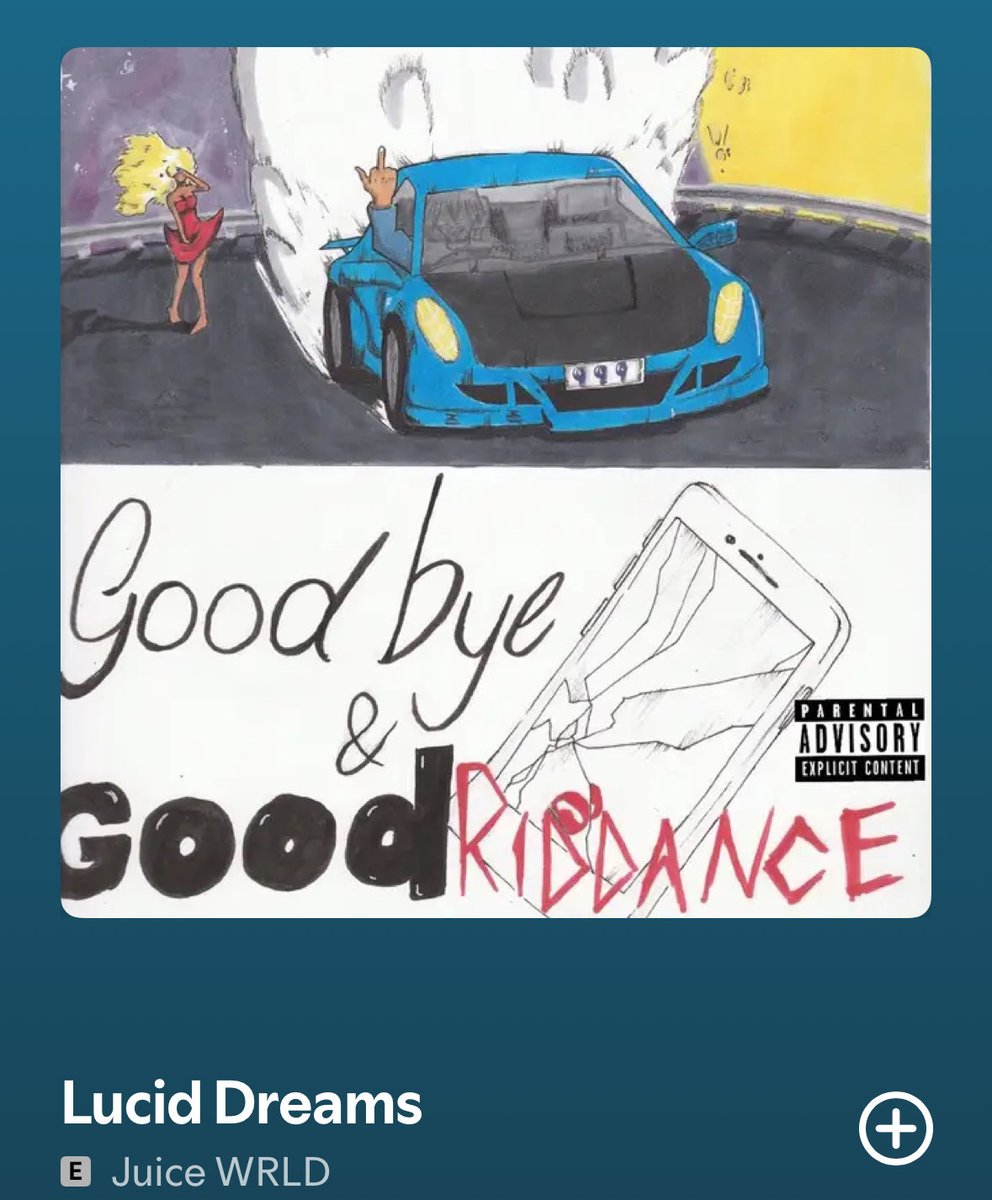 tyorigino's tweet photo. XXXTentacionが亡くなる直前に最後に聴いていた曲の一つが

Juice WRLDの「Lucid Dreams」だったと言われています https://t.co/2GKoD4JPET