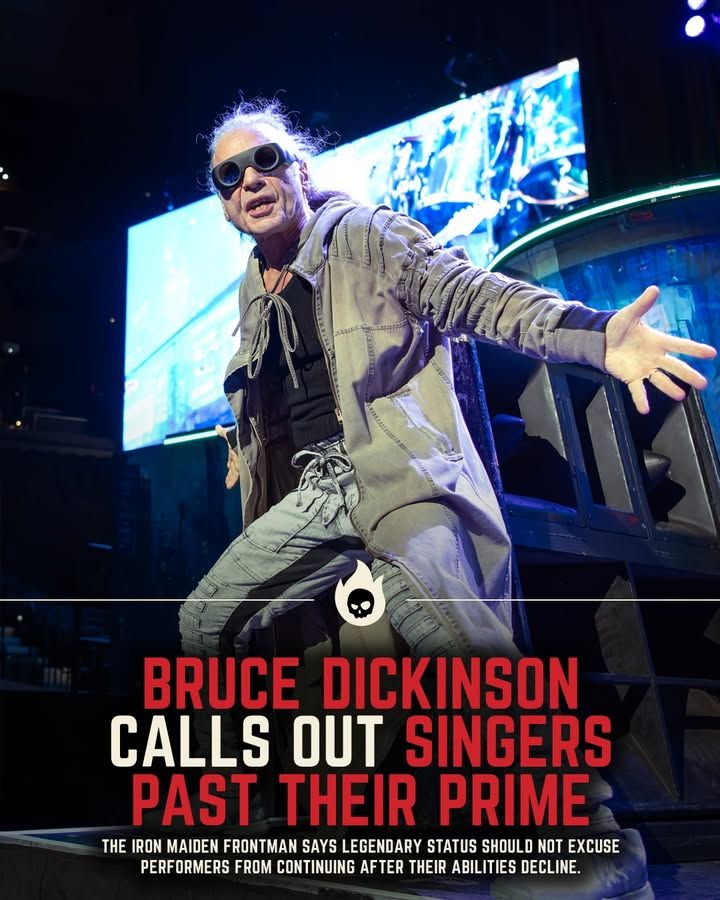 rockdocumented's tweet photo. Iron Maiden frontman Bruce Dickinson has shared his blunt thoughts on aging performers who continue touring despite struggling vocally. Speaking with Kerrang! during the band's ongoing 50th anniversary world tour, Dickinson said he has no interest in remaining onstage if he can no longer perform at the level fans expect.

“I said, ‘Look, there are loads of singers whose voices are shot and everybody knows it,’” Dickinson recalled. When told those artists were still considered legends, he pushed back hard. “They’re not fucking legends. They’re people who can’t sing anymore. When they were singing, they were legends. When they can’t sing anymore, they’re not legends anymore.”

The singer explained that he could never justify taking the stage if he felt he was no longer capable of delivering a strong performance. While acknowledging that other artists may feel differently, Dickinson said he approaches every show with the goal of giving fans the best performance possible.

The comments come as Iron Maiden continues its Run For Your Lives world tour, celebrating 50 years of the band while proving Dickinson still has plenty left in the tank.