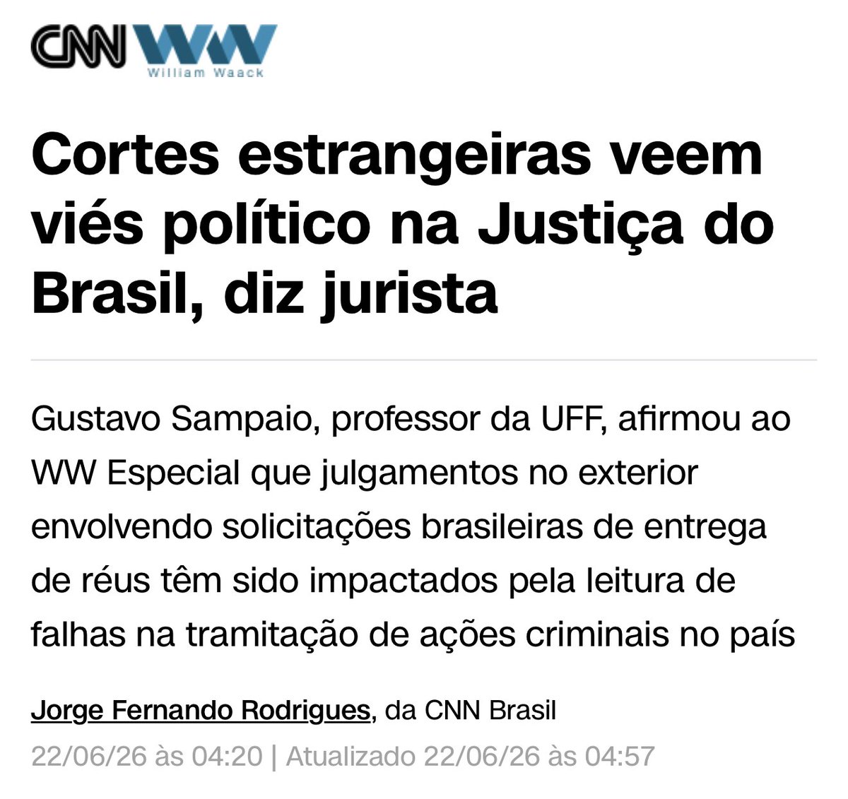RafaelFontana's tweet photo. As tramitações ilegais e iconstitucionais do STF contaminaram todo o judiciário do país, hoje visto no resto do mundo como um poder corroído, político e enviesado, comum às ditaduras de nações subdesenvolvidas. https://t.co/t7tlpUcpIP