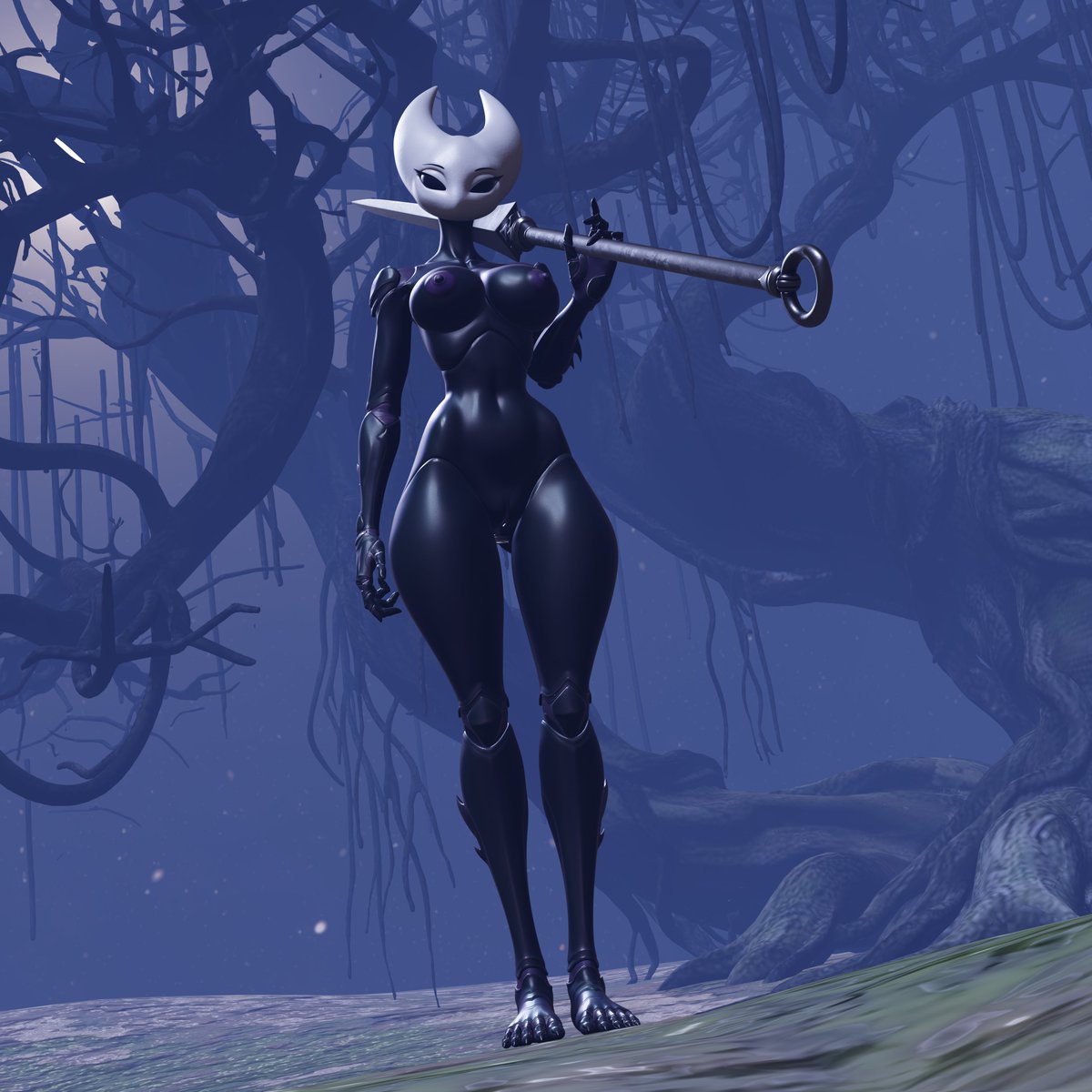 wddv93's tweet photo. Just a Hornet on a nightly stroll.
(Short cape &amp; Nude V.)

Hornet Model by: @MSplashDoggy https://t.co/tp1eEHpk0D