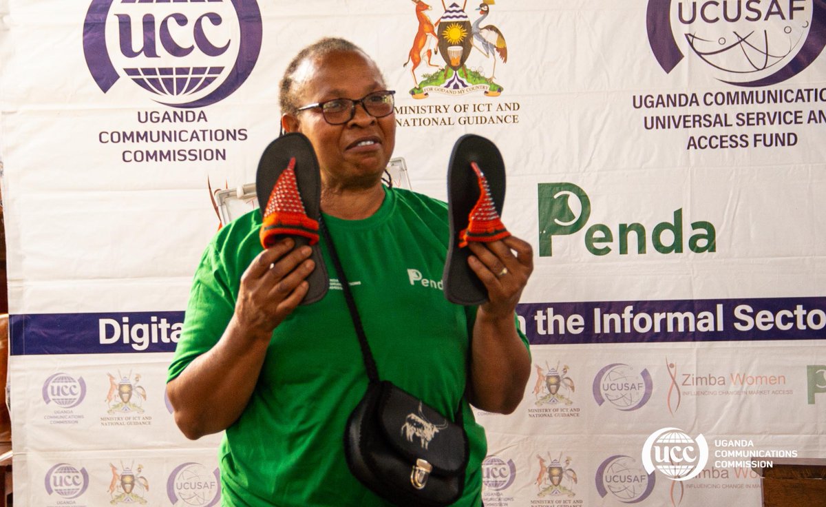 ZimbaWomen's tweet photo. Success story from our Digital Future Programme! 
Meet this incredible woman who just learned how to upload product photos to her WhatsApp status using her phone.
The very first time she tried it — 10 customers immediately showed interest in her beautiful handmade crafts!
From zero digital visibility to real sales in minutes. This is the power of digital skills for women in the informal sector.
Proud to see @ZimbaWomen and partners like @CapitalPenda under @UCC_Official making this happen.
The digital future is brighter when everyone can participate! 
@UCC_ED
@Bbossa
@PreciousIKA
#DigitalFuture #WomenEmpowerment #MadeInUganda #ZimbaWomen #UCC