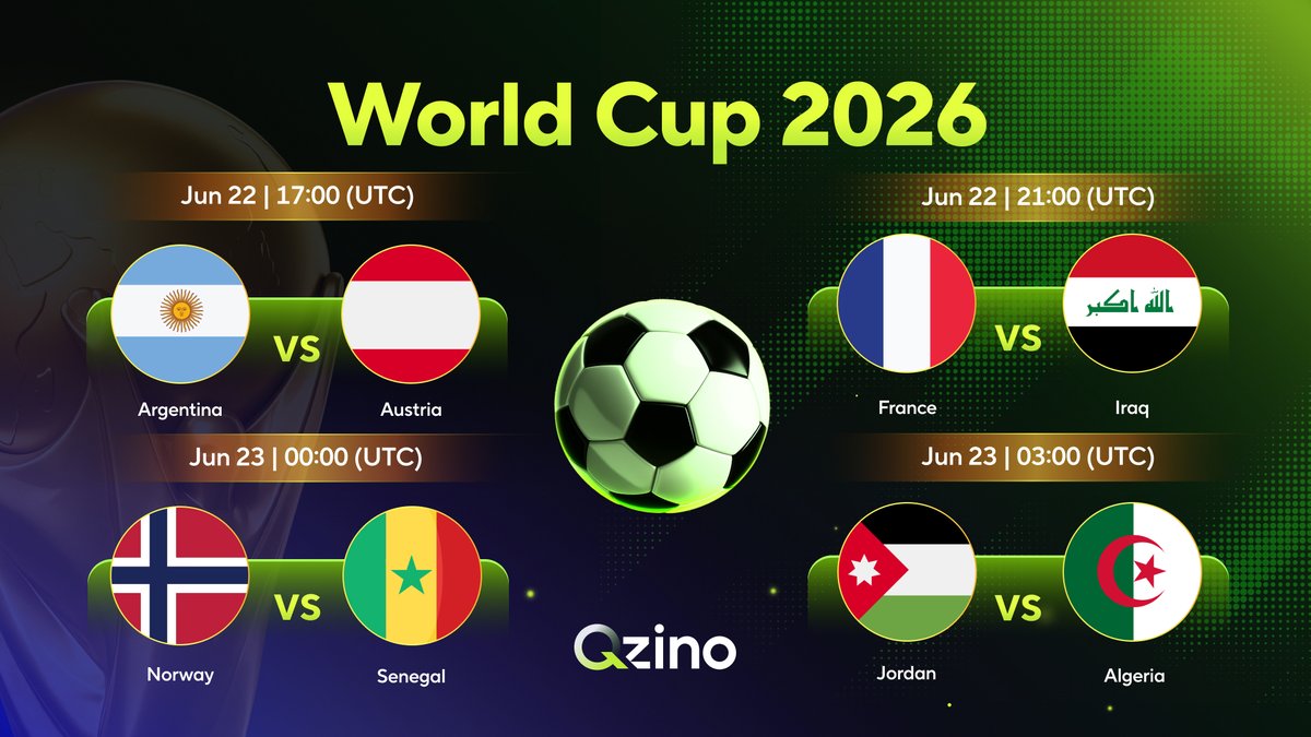 qzino_sport's tweet photo. ⚽️ Matchday 13 at the World Cup 2026

The elite scorers race continues!
Predict who scores more this time, QRT this post and leave your Qzer ID — two winners split $50 cash.

Make your prediction now on https://t.co/UHN1pI0z5c https://t.co/wgZKJAED4A