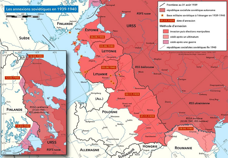 GanzeGeschichte's tweet photo. Vor 1941 ist die Sowjetunion in sechs europäische Länder einmarschiert. https://t.co/ltYTSPzePC