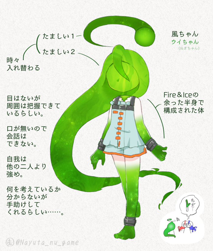 Nayuta_nu_game's tweet photo. (あどふぁい)擬人化惑星☯️幻の三人目・風ちゃん
色合いがねぎっぽいので、私は勝手にねぎちゃんと呼んでいます https://t.co/Nmbx3pxeLZ
