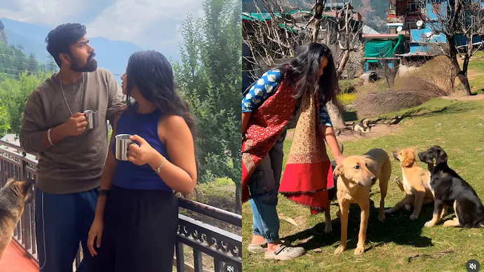 IndiaToday's tweet photo. A remote-working couple living in Manali has gone viral after revealing that their monthly essential expenses stay below Rs 12,000.

#Manali #Remoteworking

Read more:
https://t.co/J6GlIoOyY1 https://t.co/63BeBCokbU