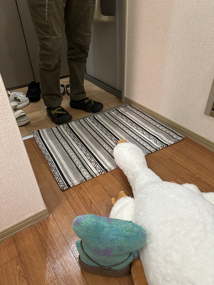 S_810p's tweet photo. もう忘れ物ないさばか？？
ほら、お前も🚚くんに嫌われてるんだからちゃんとお見送りするさば https://t.co/Q85c3DZ0ki