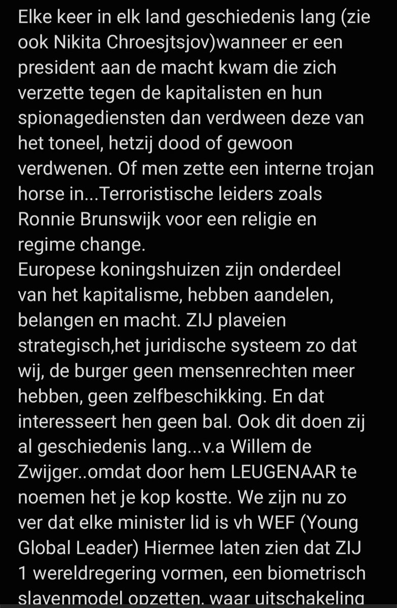 AutredameN's tweet photo. IK VERTROUW DIT PARLEMENT &amp; HET "KONINGSHUIS" TOTAAL NIET!! https://t.co/vBjqGdhyQ9