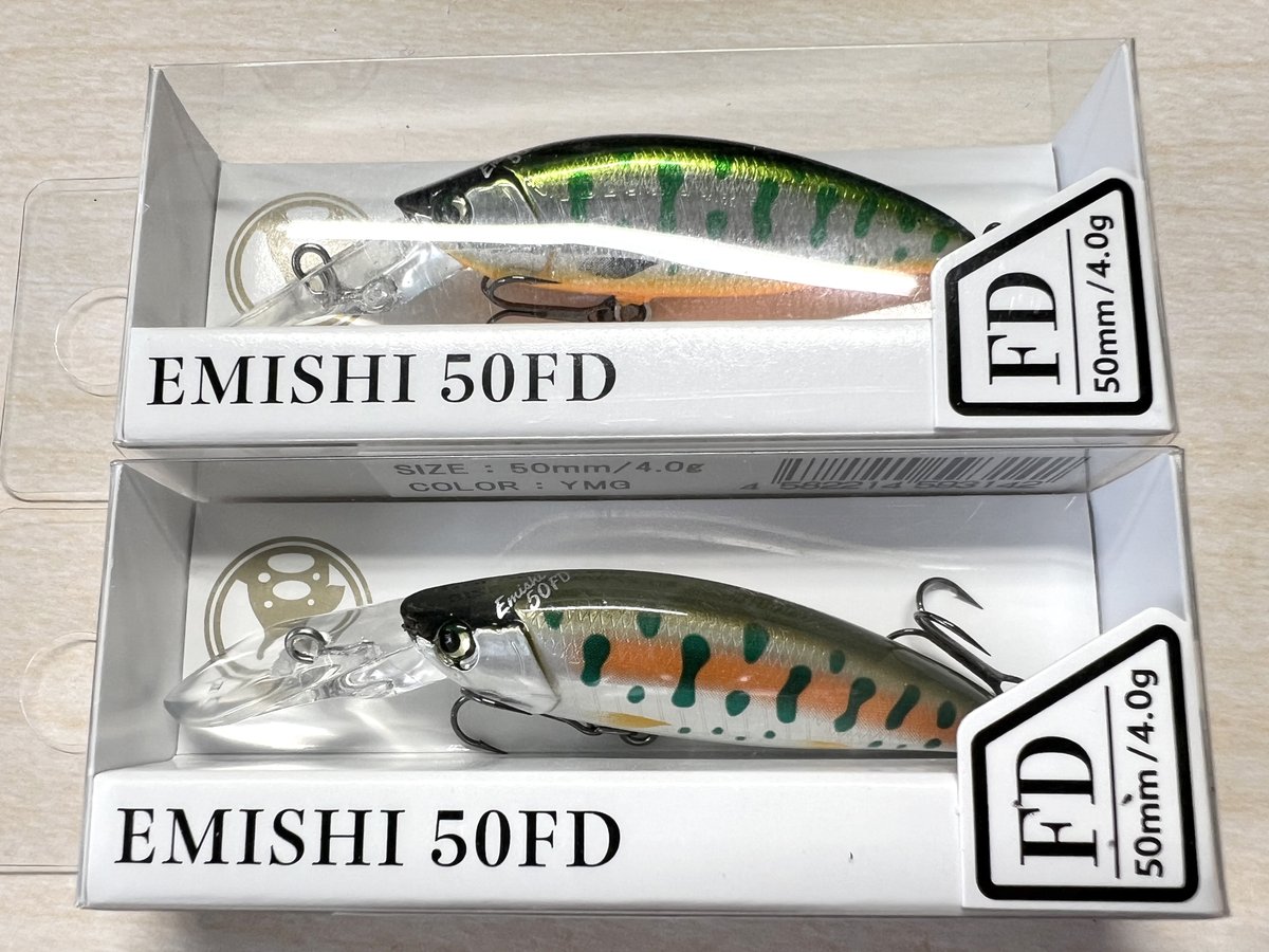 sskt111's tweet photo. イトウクラフト蝦夷50FD
ぱっと見では、初代と形態的な大きな違いはわからなかった。淵の底でヒラを打つDEEPミノーを試すのが楽しみ。蝦夷50SDもぜひ復活をお願いしたいものだ。

#イトウクラフト #蝦夷 #雫石 #岩手 #東北 #陸奥 #日高見 #iiwate https://t.co/iKNP2DGijw