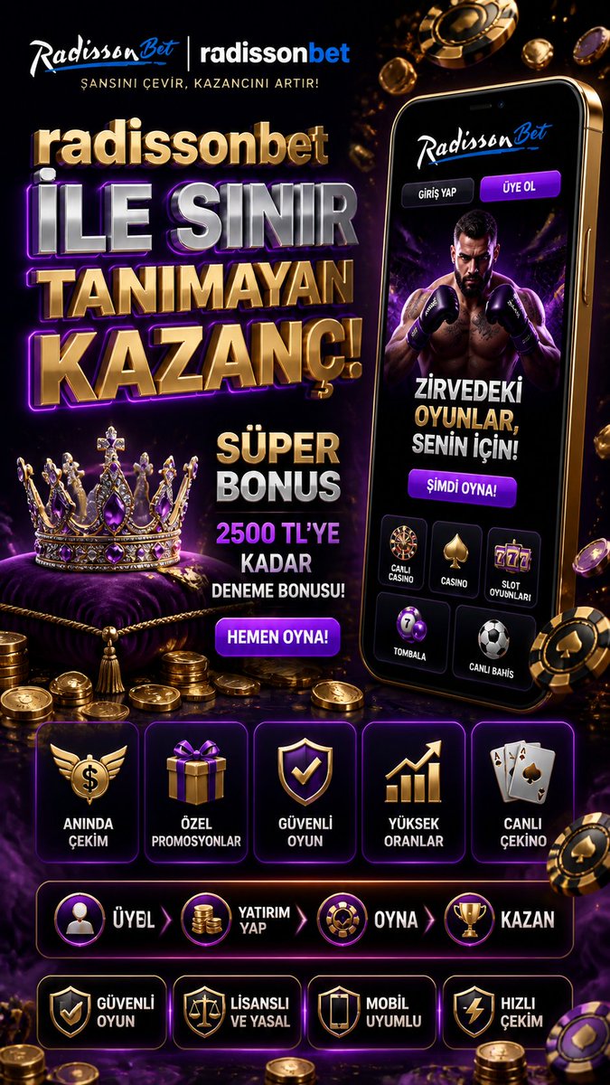 bmj_bund's tweet photo. 👑 radissonbet ile heyecanı katla!

⚡ Hızlı erişim, pratik kullanım

💎 Deneme bonusu fırsatlarını kaçırma

🎰 Eğlence dolu anlar seni bekliyor: https://t.co/hpAiYudajI

deneme

bonusu https://t.co/mJmJ0icot1