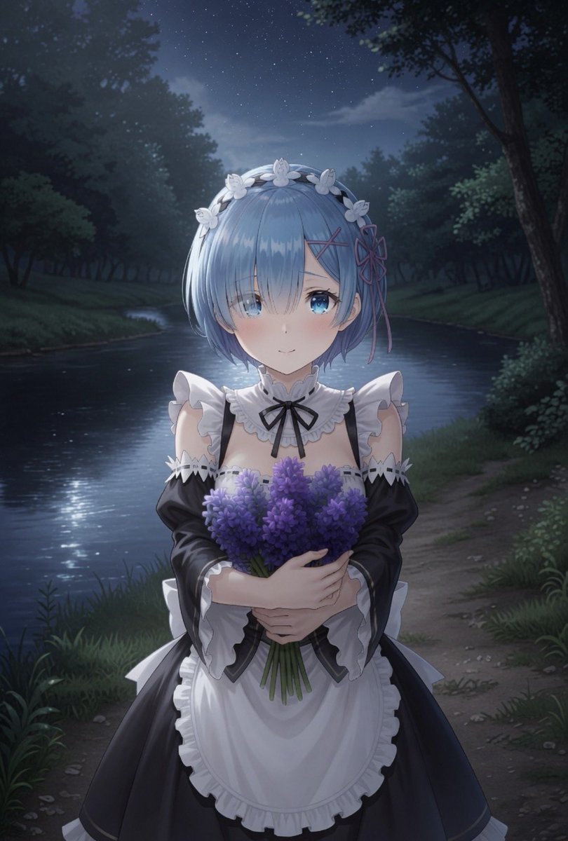 re___m00's tweet photo. レムも元気を出さなくては … https://t.co/P1i9Z4Z1oD