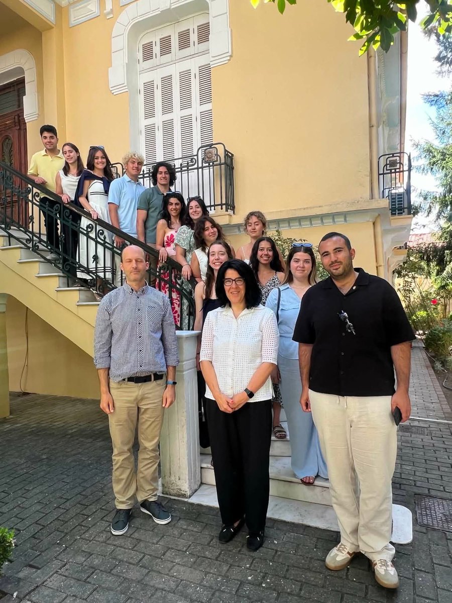 GreeceInChicago's tweet photo. Celebrating the completion of the 4th “Return to Your Roots” program 🇬🇷

11 Greek Americans from the Midwest explored Greece, strengthened their language and cultural ties, and connected with their roots. Building bridges between Greece &amp; the next generation of Hellenism abroad. https://t.co/MScXkfm1DT
