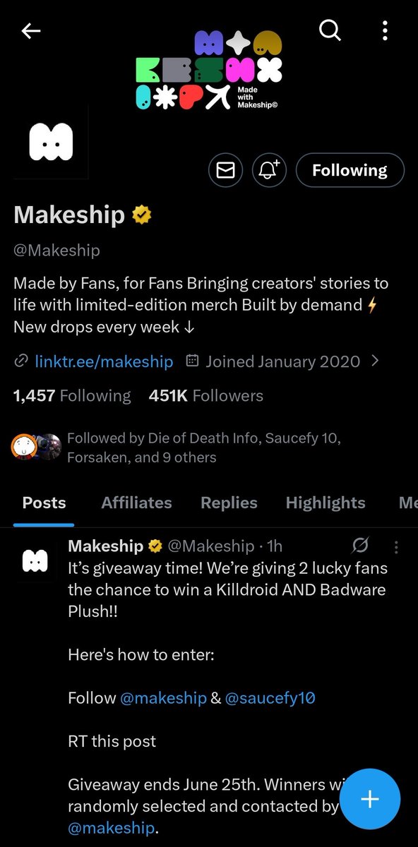 Omnyxis's tweet photo. @Makeship @saucefy10 gl everyone !! https://t.co/xq0Km4dCbw