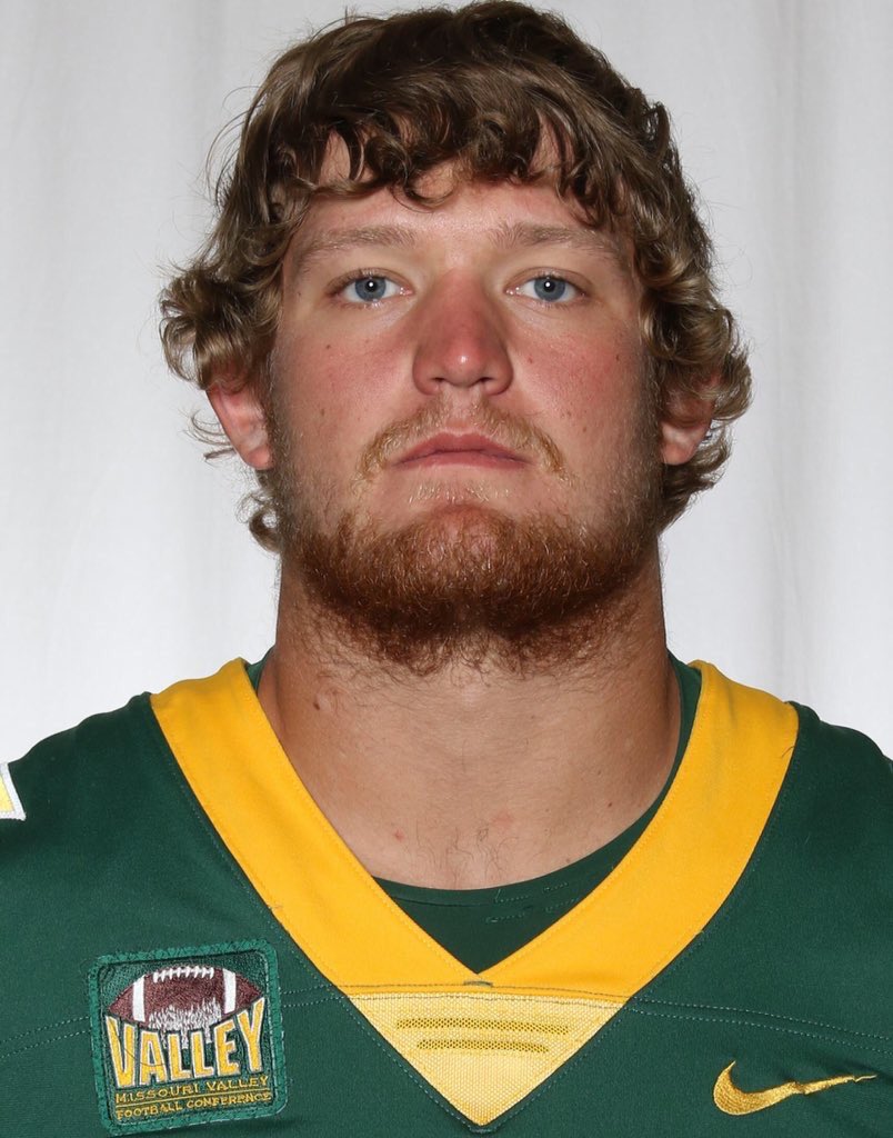 jsteck65's tweet photo. In 67 days NDSU 🏈 starts FBS play, Bison Nation! Who says rural ND kids can't play DI? Today, we honor a former member of the #RAMS who came from Balfour, ND, was dominant in the trenches, and is now in the NFL, Cordell Volson!! #LetsGoBison #HornsUp🤘 #KHCO #BisonFBCountdown https://t.co/BW8IUv4Tk5