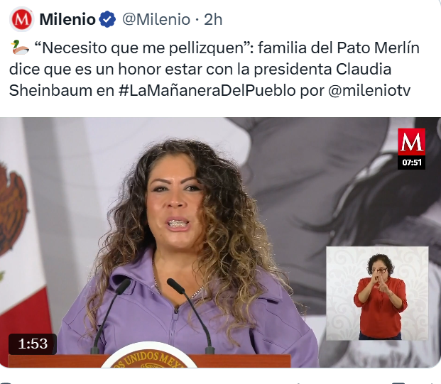 GhalebKrame's tweet photo. ✍️La oposición pierde cuando quiere jugar en la misma cancha de la 4t.  

Le apostaron a un pato y perdió México.

🎪Menos circo,    🤡menos payasos.  
👪Más sociedad. 🔢Más soluciones. https://t.co/ATjvjU3rm1