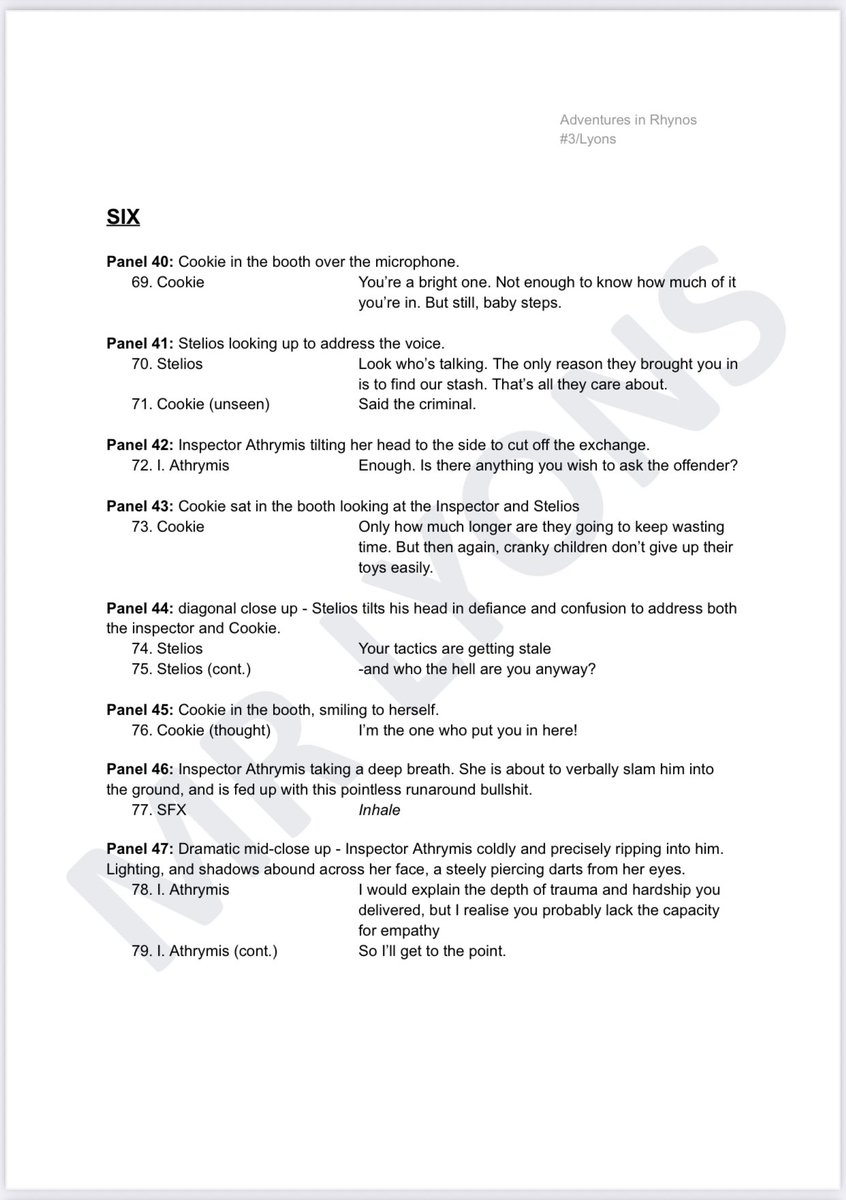 mrlyonswriter's tweet photo. ADVENTURES IN RHYNOS No. 3 - Part 3
Read the full script on the website.
#comicbooks #fantasy #newcomic #comicwriter #comicbooklovers #feed #magic #originalwriter #x #writing #dnd #newtalent #comics #script #smallbusiness #reading #dungeonsanddragons #fyp #writersonx #fresh #rpg https://t.co/T8aQprcESF