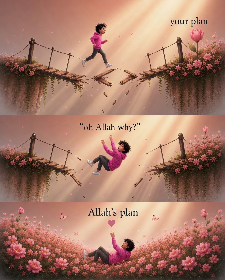 MuslimsMatters's tweet photo. Trust Allah’s Plan☝🏼🌸 https://t.co/465d2J9ZQj