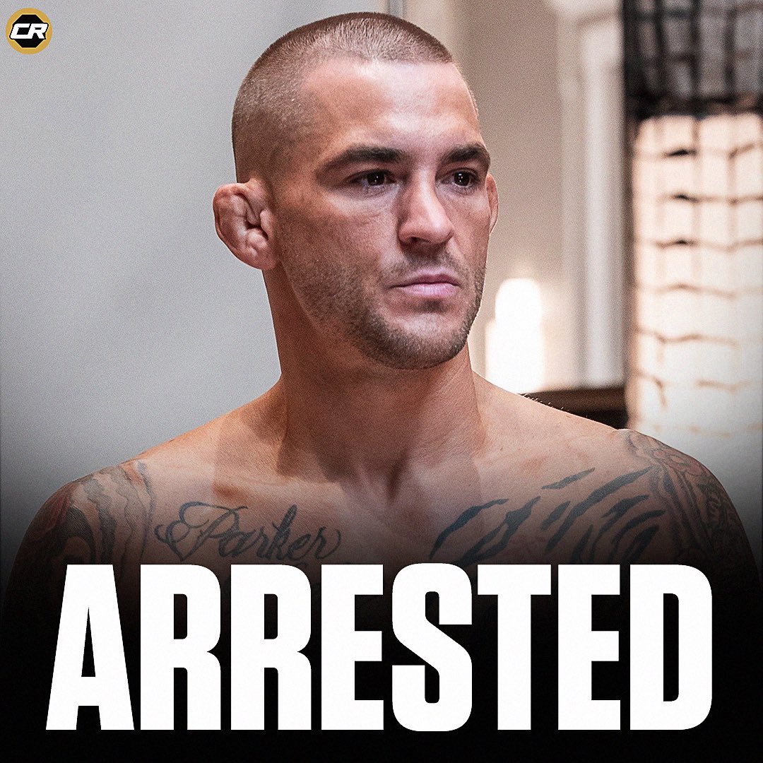 ChampRDS's tweet photo. 🚨 Dustin Poirier was arrested last night in Georgia for allegedly being drunk in public, per @TMZ 

“Poirier, 37, was booked for ‘Public Drunk’, a misdemeanor, at 6:38 PM... before being released several hours later, a quarter after 10 PM. It's unclear what led up to Dustin's arrest.

Public drunkenness can carry up to one year in jail and/or a fine, if convicted.”