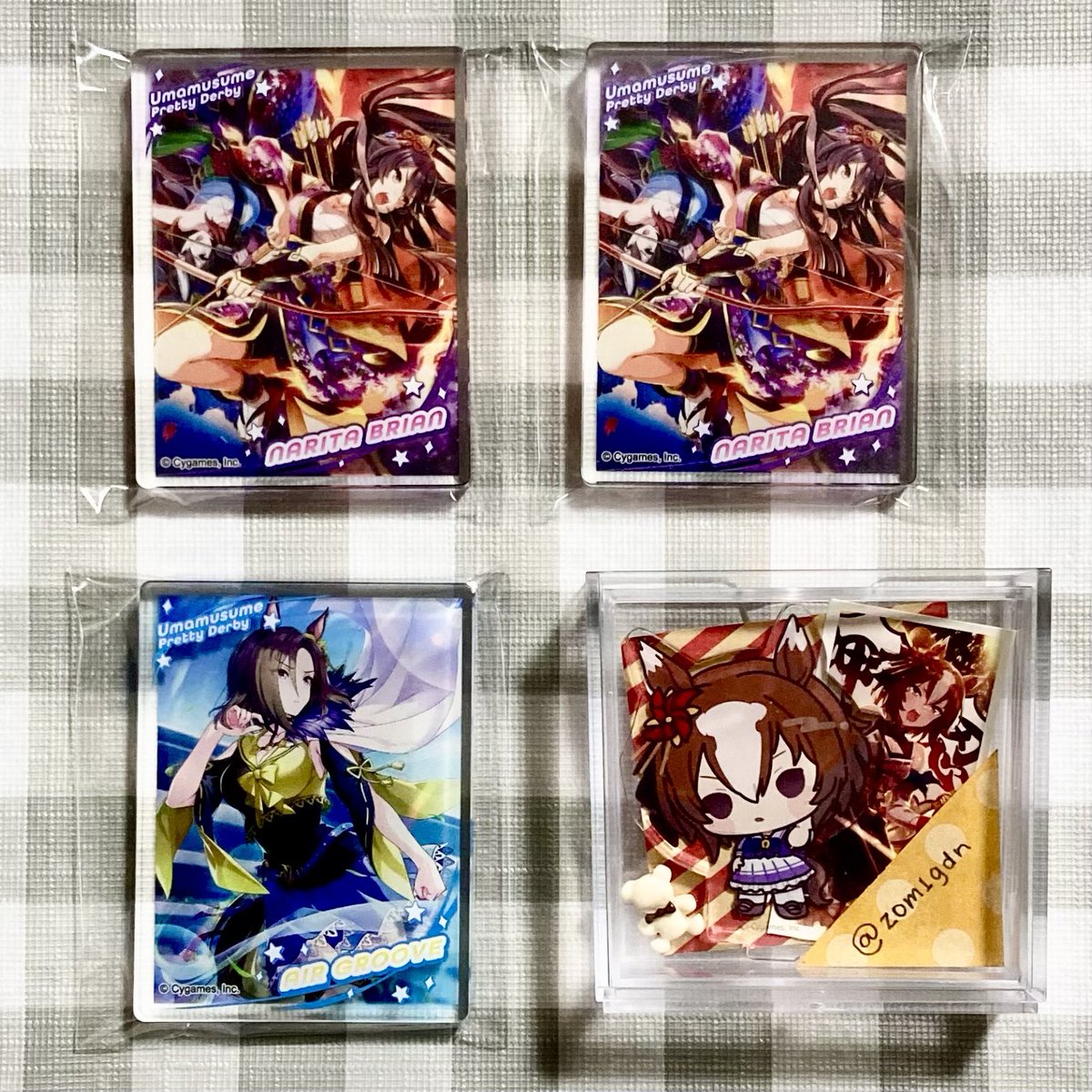 zom1gdn's tweet photo. 【郵送交換(譲渡)】ウマ娘 ダイソー アクリルブロック vol.2

譲:画像
求:タンホイザ>定価+送料

身内の代理で募集します。
ご縁がございましたらよろしくお願いいたします。 https://t.co/nOKpuvUfxK