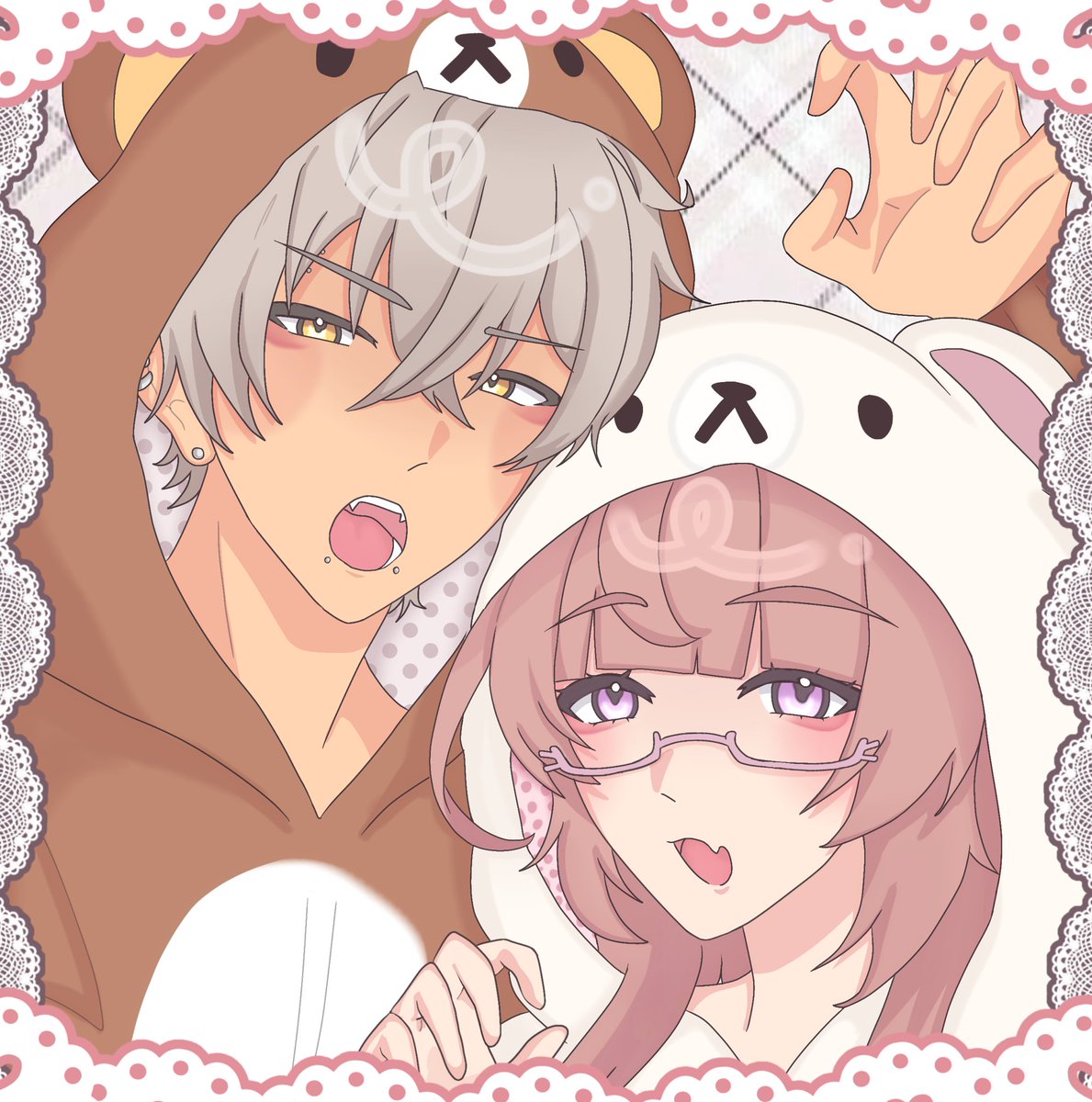 kogikyun's tweet photo. ㅤ   ݂   ͘ ౨ৎ cozy! 🧸⊹₊⟡⋆

#celekoga ♡ #riakotwt

Art by my wonderful amazing friend @yaminomermaid !! https://t.co/E9W9EFIBMy