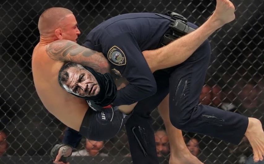 Invaderbader1's tweet photo. @ChampRDS @TMZ Did he try to jump the Gilly on a cop? https://t.co/vYKEUHvrw9