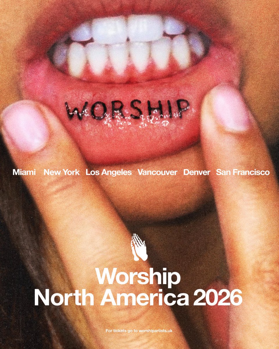 worship_artists's tweet photo. WORSHIP NORTH AMERICA 2026

6 CITIES. ARENAS. FULL PRODUCTION SHOW. 

We are back with the biggest ever Drum &amp; Bass tour in North America 🙏 

Register: https://t.co/zptziTNToQ
Presale starts Thu Jun 25 10am local. 

LA presale starts tomorrow @ 10am PT https://t.co/8DSJR3Mkt3