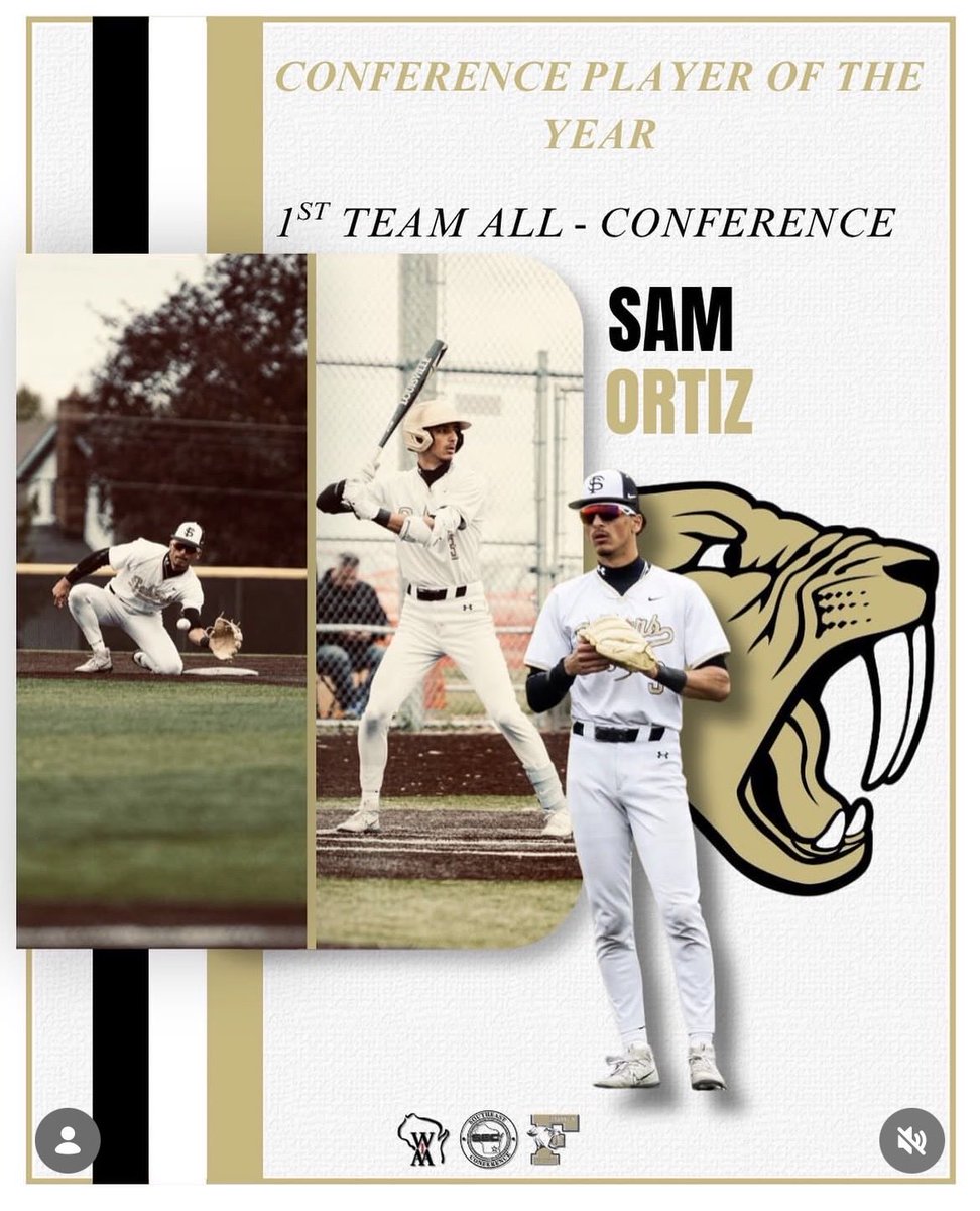 SaberBaseball's tweet photo. @SamOrtiz_3 ranks up there with some of the best to ever put on the Saber uniform. Career numbers of 17-2, 97IP, 146K, and 1.51 ERA. Honorable Mention All State, 1st Team All District, Conference Player of the Year, and WBCA All Star. Congratulations! https://t.co/2c0a9ztV85