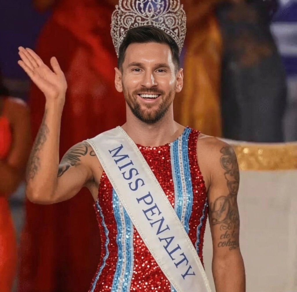 DEWANNMUSIC1's tweet photo. Messi becomes the first player to miss a penalty in 3 consecutive World Cups 
#misspenalty https://t.co/cv2XZ9cpxj
