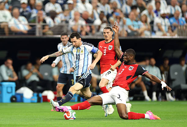 faizanlakhani's tweet photo. BREAKING: Lionel Messi has rewritten the World Cup record books.

The Argentine superstar scored his 17th FIFA World Cup goal against Austria, surpassing Miroslav Klose's tally of 16 to become the highest goalscorer in World Cup history.

A landmark moment in an extraordinary career.