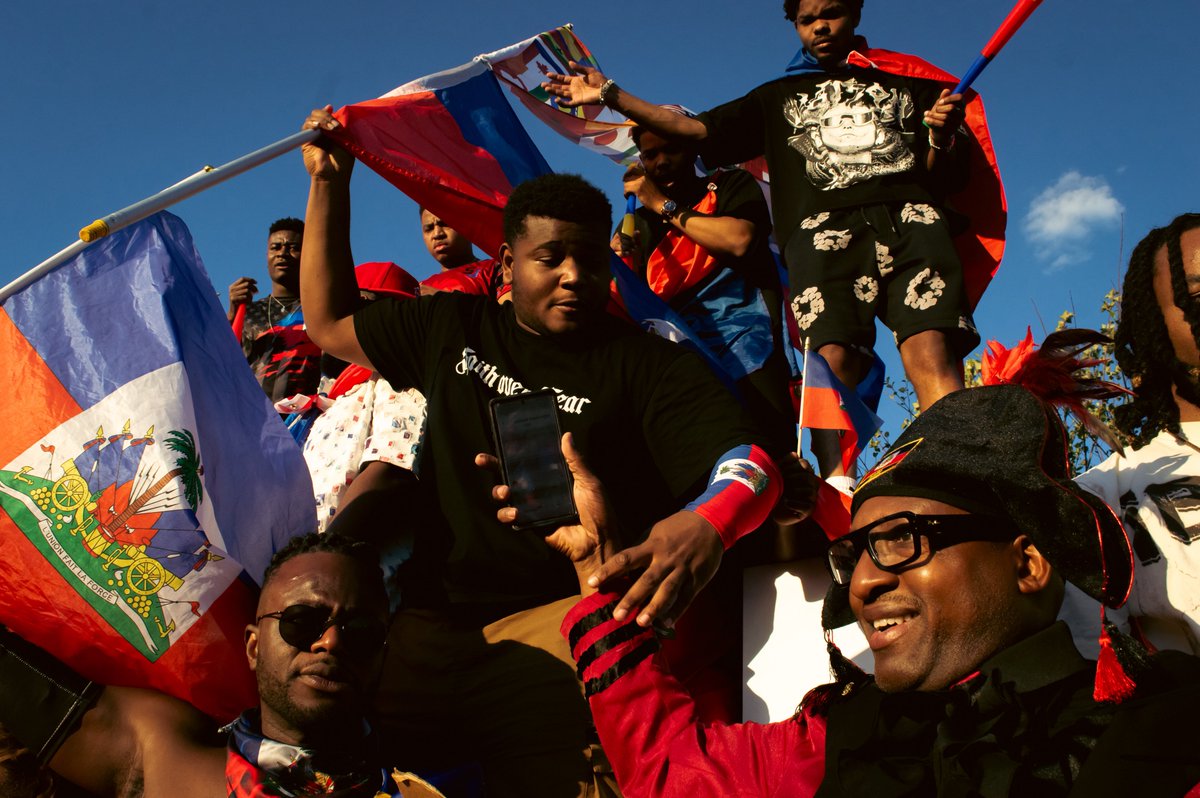 Jimmyking35's tweet photo. Getting to see fans of Brazil flock to Philadelphia in the numbers they did was really cool, but getting to watch Haitian fans celebrate their country’s first trip back to the World Cup in 52 years is something I will never forget

Outside the stadium people were singing, dancing, crying, screaming as loud as they possibly could for hours before the match. They knew the team on the pitch had a tough task in Brazil, but it didn’t matter. It was their night to celebrate. It was impossible for me not to sing, dance, cry, and scream with them. 

Inside the stadium, down 3-0, I found them in the stands playing music, still singing, still dancing, still enjoying every moment they have on the world stage, every moment they have at the World Cup. 🇭🇹🇭🇹🇭🇹
