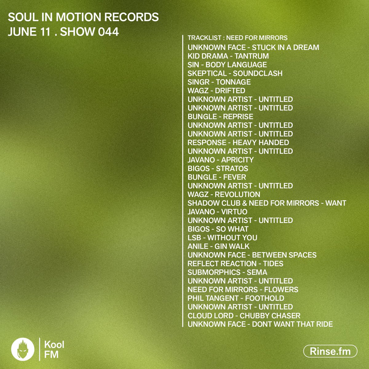 SoulinMotionLDN's tweet photo. Last weeks Soul In Motion Records Radio show is now available to stream.

https://t.co/RvHmtRq5UK https://t.co/QCo0X6Avib