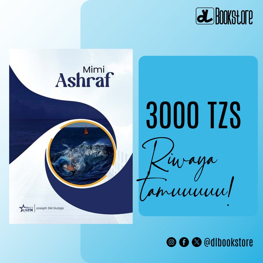 dlbookstore's tweet photo. Kati ya ukweli na uwongo, furaha na huzuni, Ashraf analazimika kutafuta maana halisi ya maisha.

Je, wewe ungechagua njia gani?

Riwaya: MIMI ASHRAF
Bei: TZS 3,000 tu
Link: https://t.co/yb4tDYAHD5

#MimiAshraf #RiwayaYaKiswahili #DLBookstore https://t.co/c7agQPFj3a