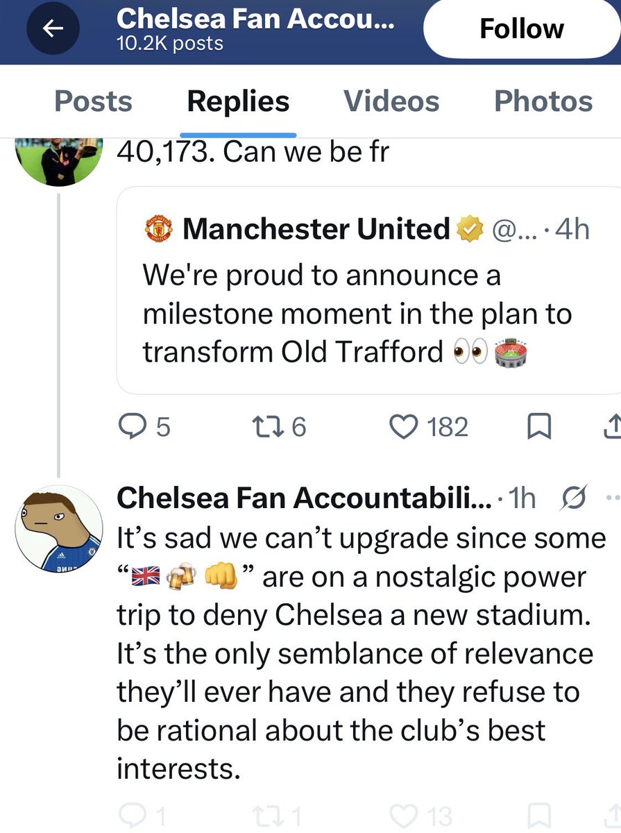 onlyapound's tweet photo. @thechelskikid And, right on cue, someone has just sent me this screenshot of a post by @CFCAccountable, the serial anti-white English/British racist lying fantasist who’s got a wife, three kids & a girlfriend but who dreams about Sabrina Carpenter h
#ahahahaha https://t.co/ofXKKfnrG9