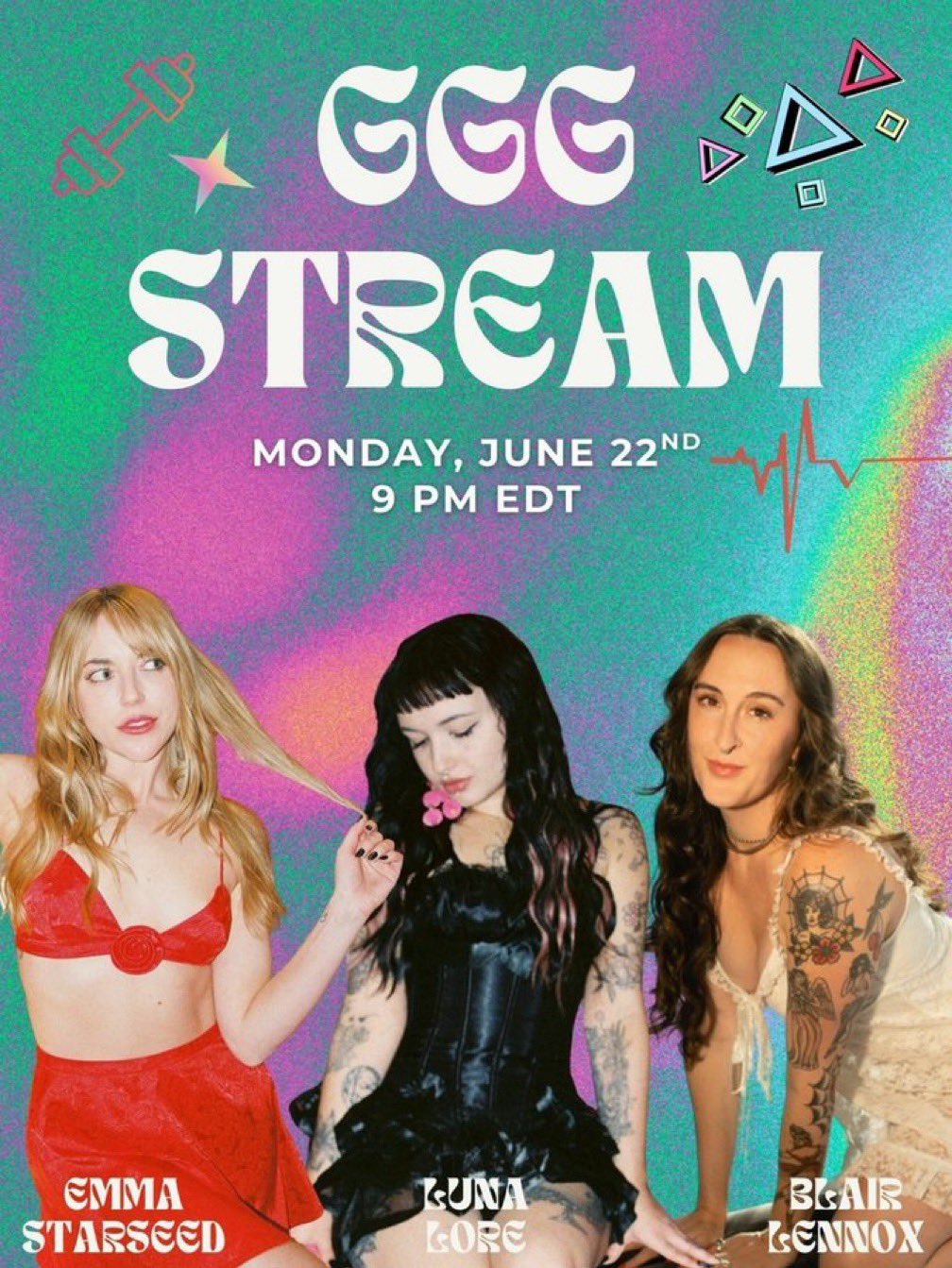 TONIGHT! Find us in @blairlennoxx’s room 💖 so excited to return from my stream hiatus https://t.co/LIFAn1xqII