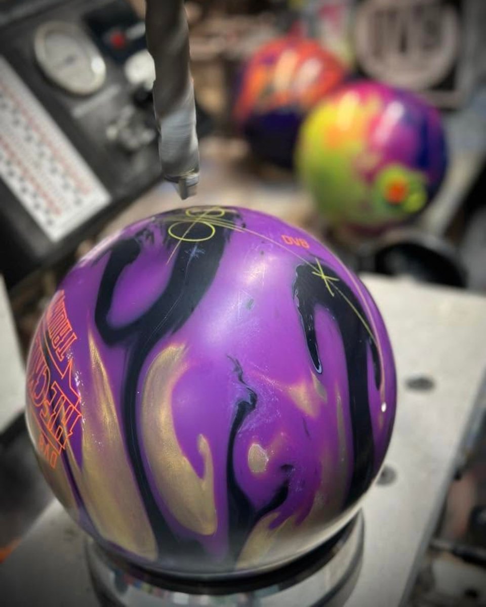 dv8bowling's tweet photo. You know what time it is? Drill time! 
#DV8Bowling #HecklerTaunt #UnholyCore #DamnGoodBowling https://t.co/I0LHBN4vPm