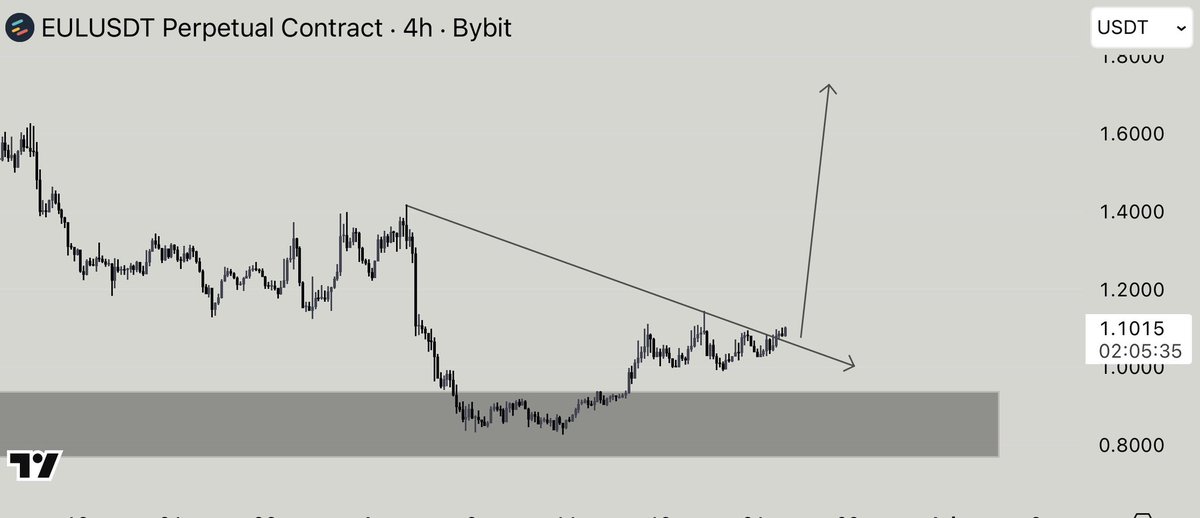NihilusBTC's tweet photo. $EUL | Up. https://t.co/Zq63oGsfNJ