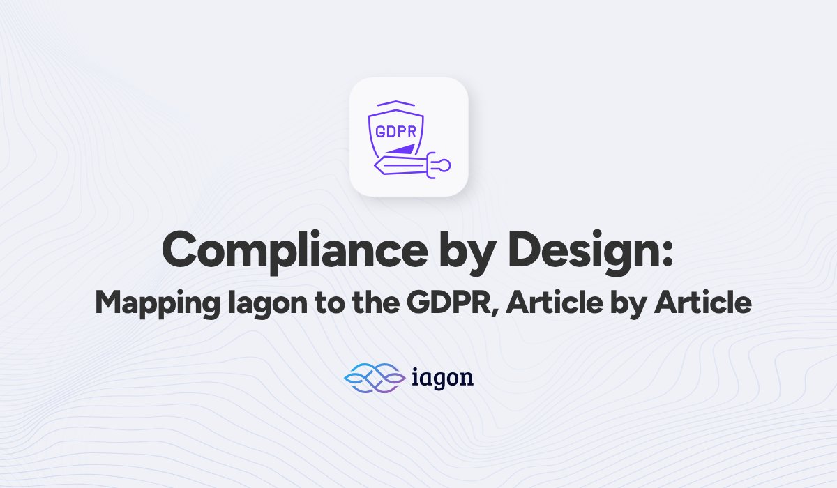 IagonOfficial's tweet photo. Compliance by Design: Mapping Iagon to the GDPR, Article by Article

Behind every GDPR article is a person whose data should be handled as the law intends.

Most platforms add compliance after the system is built: certifications and policies are wrapped around an architecture that was never designed for the obligation. Iagon was built the other way around. Here is the architecture mapped to the GDPR, article by article.

Read more insights ↓