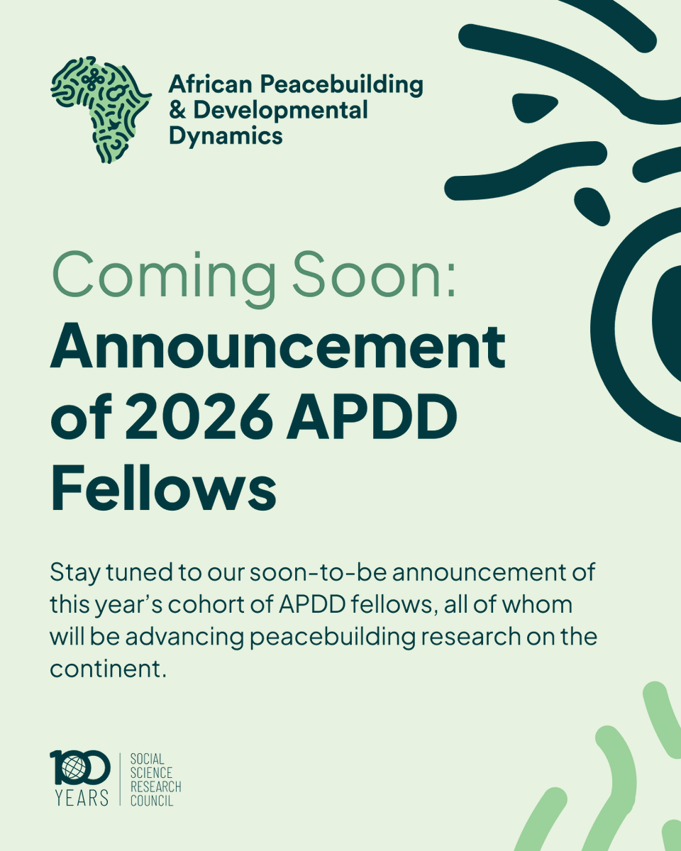 SSRC_APDD's tweet photo. Stay tuned this week for an upcoming Working Paper, "Islamism and Power Dynamics: The Islamic Movement, Maitatsine Uprising, Boko Haram, and the Reaction of the Nigerian Security Forces,” by Sani Yakubu Adam, as part of our APDD Working Paper Series. https://t.co/iwHOi2x98M