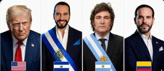Gabrielaivy66's tweet photo. amo que los conglomerados dijeron: "cual de los tres tipos que metimos a dedo tiene pinta de limpio?" y ahí contrataron a un cirujano para hacer un clon de Bukele https://t.co/PCoJ0IEdKo