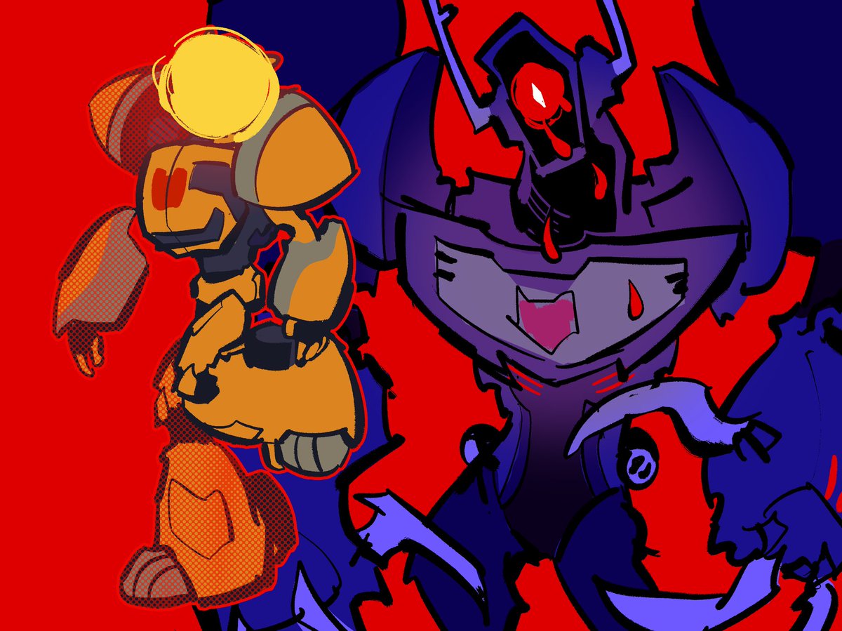 BugsWags's tweet photo. Shockdad stuff #tfa #bumblebee #shockdad
Cw bright colors https://t.co/T0hO8vVRNY