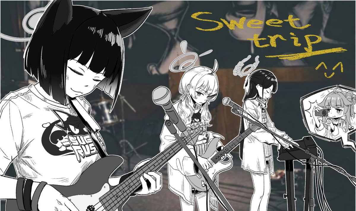 CN_SpartaGordon's tweet photo. Sweet Trip Band X BlueArchive
(Ai  processing background)#ブルアカ https://t.co/DZNSzXeMtd
