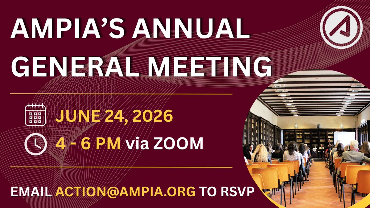 YourAMPIA's tweet photo. ⏰ We're just days away from AMPIA's Annual General Meeting!

AMPIA members are invited to join us on June 24, 2026, from 4–6 PM via Zoom for important industry updates and the presentation of the 2026 Board of Directors slate.

📩 RSVP now at action@ampia.org to receive the Zoom link and AGM package.

Not a member yet? Join today and be part of Alberta’s screen industry community.

#AMPIA #AGM #AlbertaFilm #AlbertaTV #ScreenIndustry