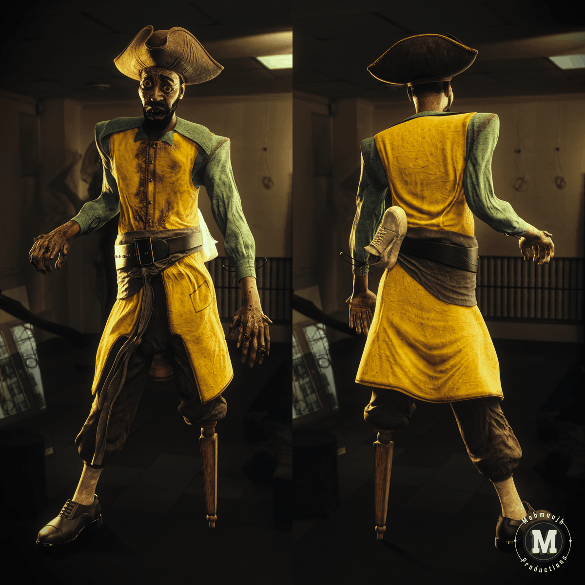 Mahmoujh_Venom's tweet photo. Pirate Clark 3D MODEL RELEASE!

KO-FI LINK IN THE COMMENTS

#backrooms https://t.co/aThKou5w1v