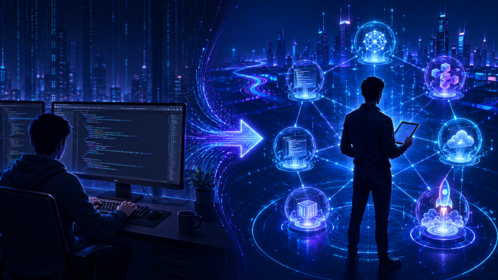 jacobussoftware's tweet photo. IA Agents no desenvolvimento: 70-90% do código na  Anthropic já é gerado por IA. O papel do dev muda de "escritor de  código" para "comandante de agentes". Desafio: como formar novos  seniores sem tarefas de entrada? https://t.co/9Vu3APvpIi #IA #AgentesIA #Dev https://t.co/WRDyXyzmt2