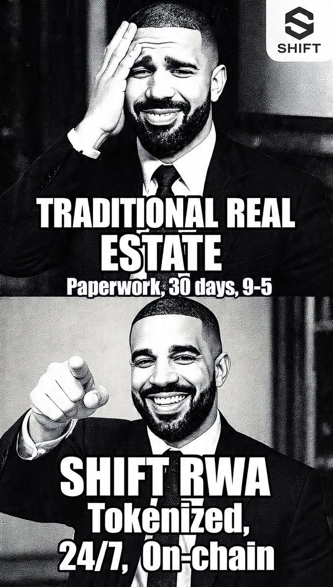 MantapDavid's tweet photo. Real world assets are breaking out of TradFi walls 🚪➡️⛓️

SHIFT tokenizes:
🏠 Real Estate
📄 T-Bills  
🥇 Commodities

24/7 liquidity. Global access. On-chain transparency.

The world is becoming programmable.

@ShiftRWA #RWA #DeFi #Tokenization https://t.co/5MxeIqnw2O