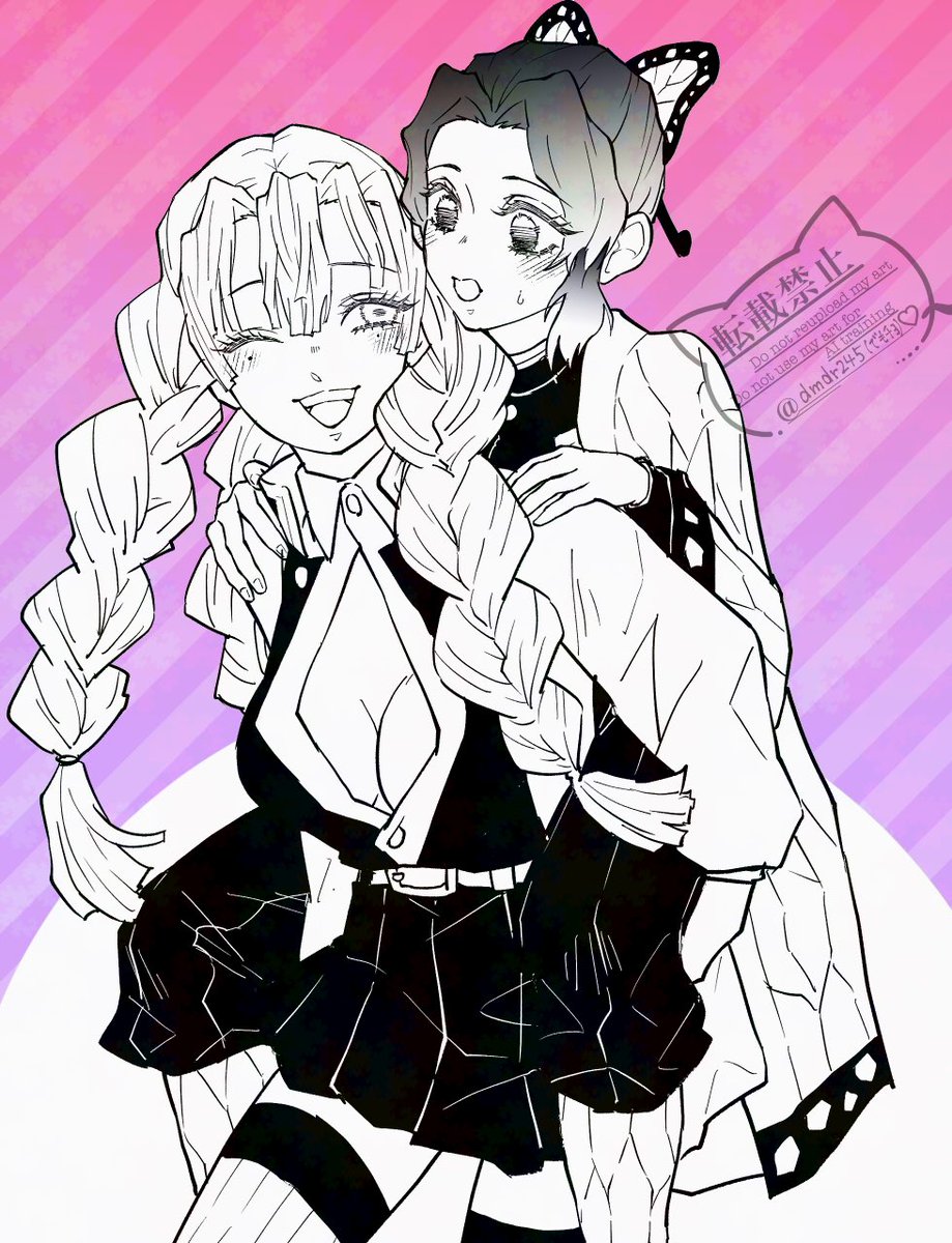 dmdr245's tweet photo. こんばんは☺️🍡ちゃんが🦋さんをおんぶしてる📮をお見かけしあまりの可愛さに描いてしまいましたー🫣尊いーー🙏✨ https://t.co/UAjmeIhXBh